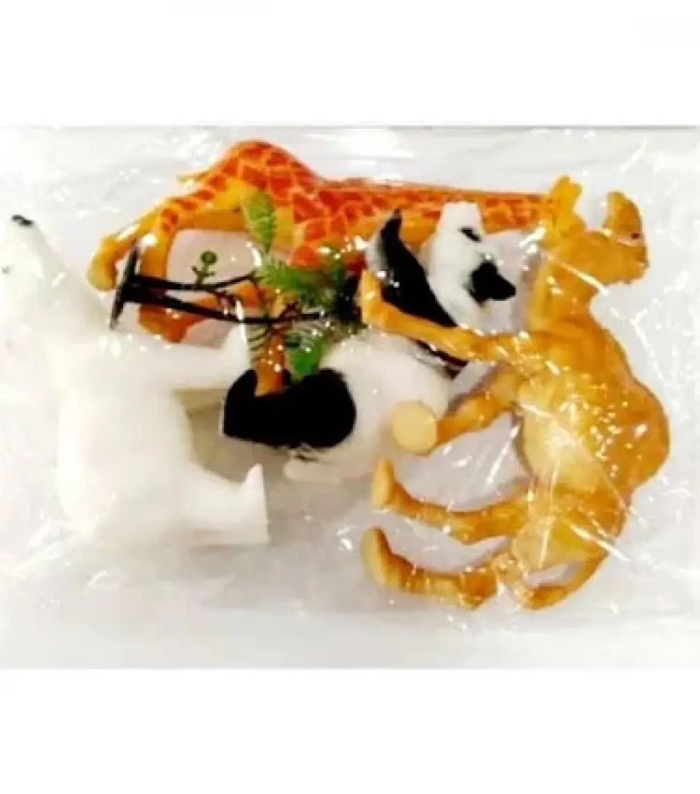 Birlik Toys  Poşetli Hayvanlar 4 Parça Deve Panda Zürafa Kutup Ayısı