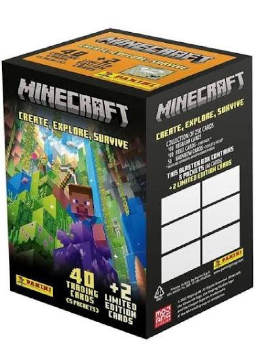 Panini Minecraft Trading Card Seti