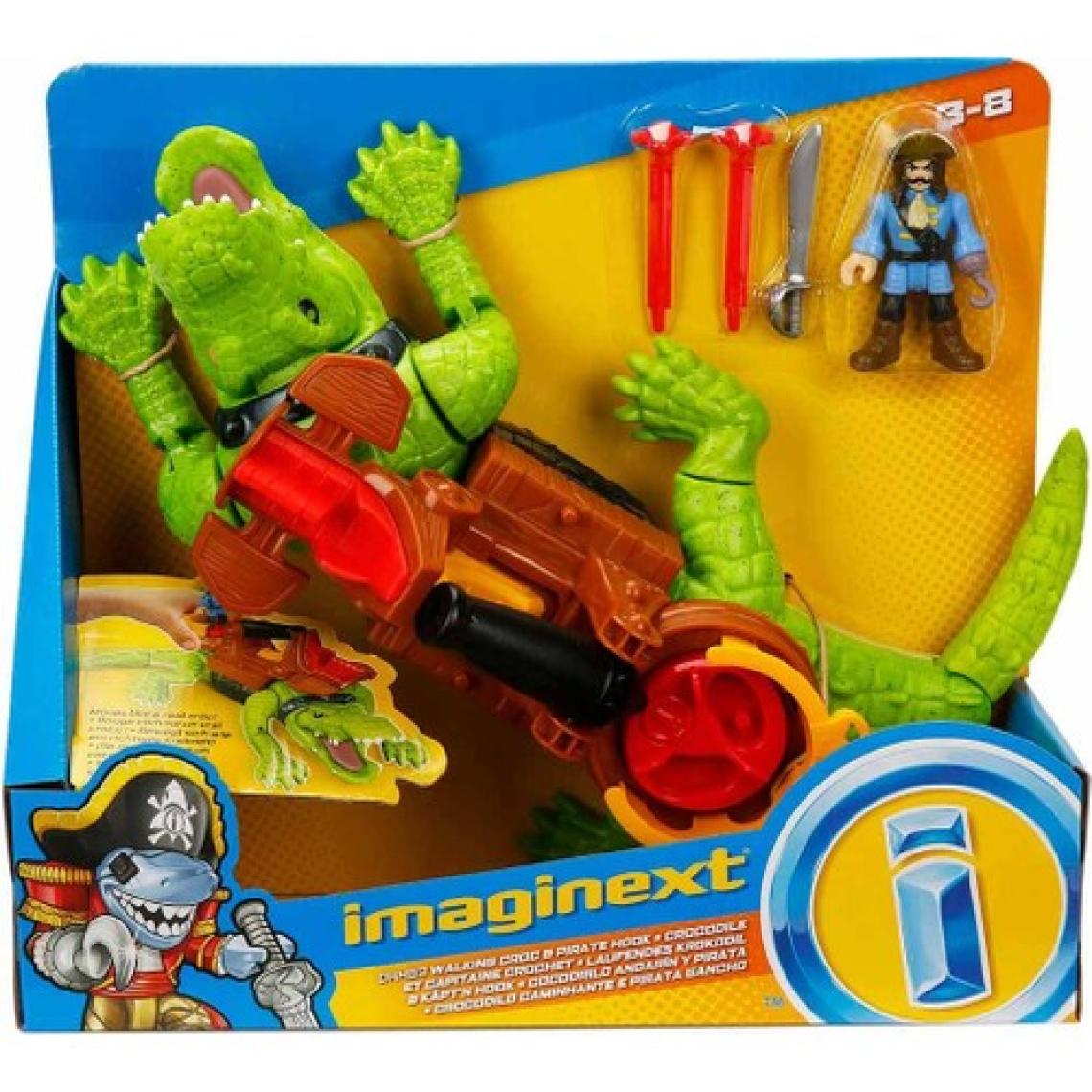 Imaginext Yürüyen Timsah ve Korsan Hook DHH63
