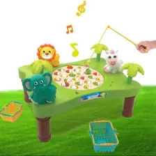 Kayyum Oyuncak Mıknatıslı Masalı Balık Yakalama Oyun Seti Müzikli