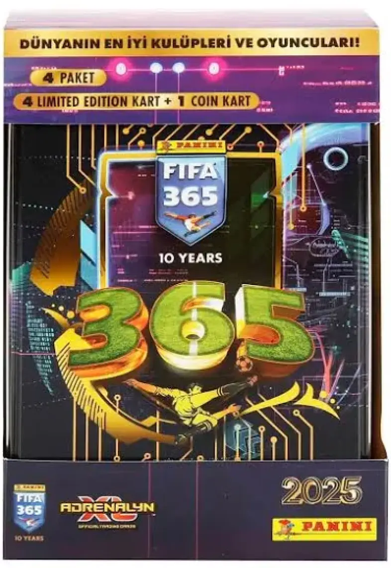 Panini Fifa 365 2025 Trading Kart Teneke Kutu