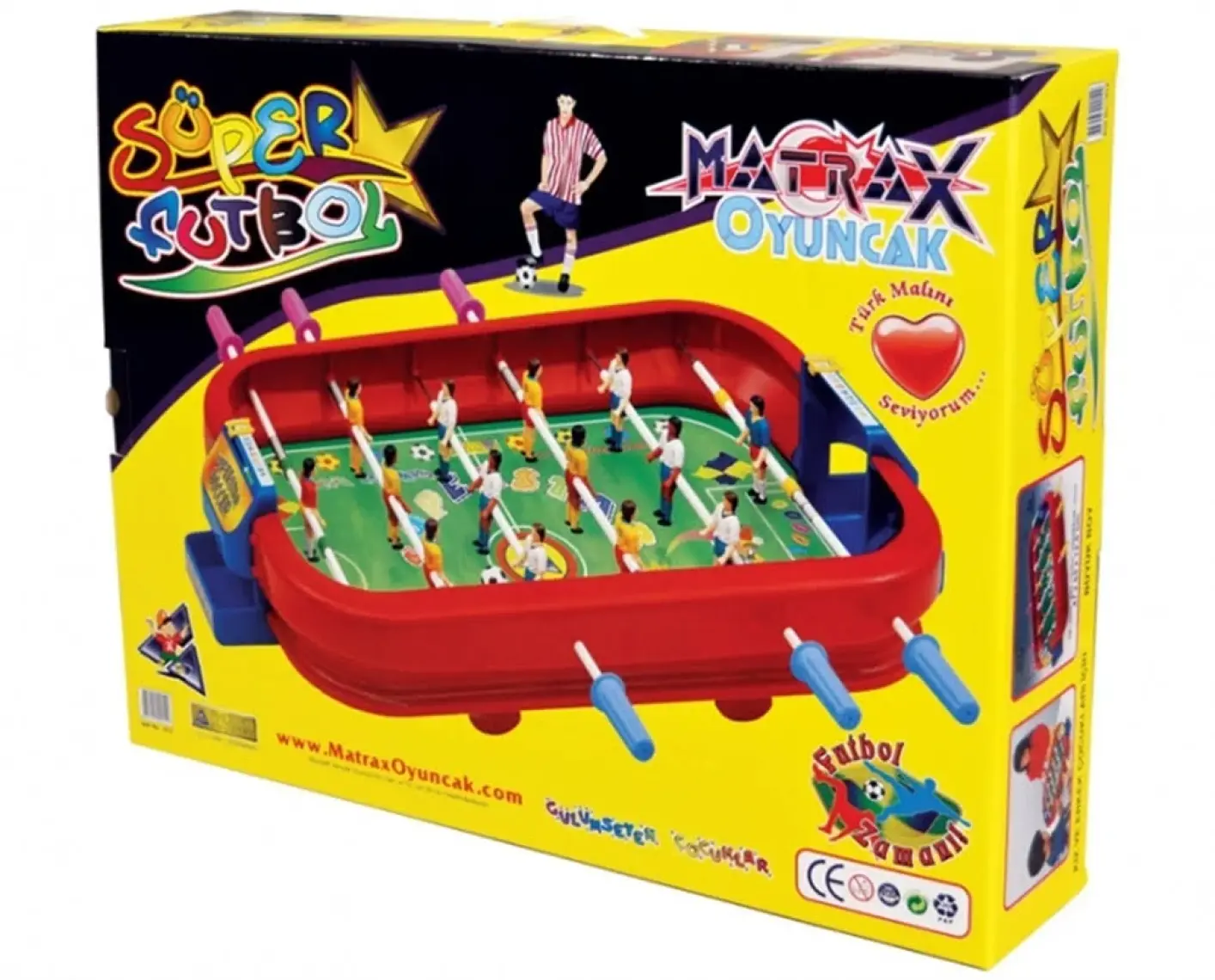 Evistro Çocuk Super Star Soccer Futbol Oyuncağı Langırt