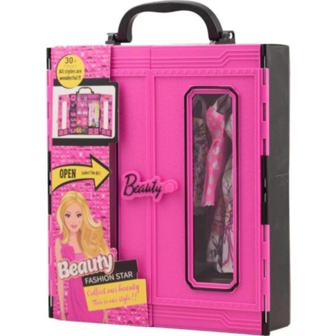 Kayyum Beauty Elit Gardrop Çanta 30 Parça Aksesuarlı - Barbie Giysi Seti