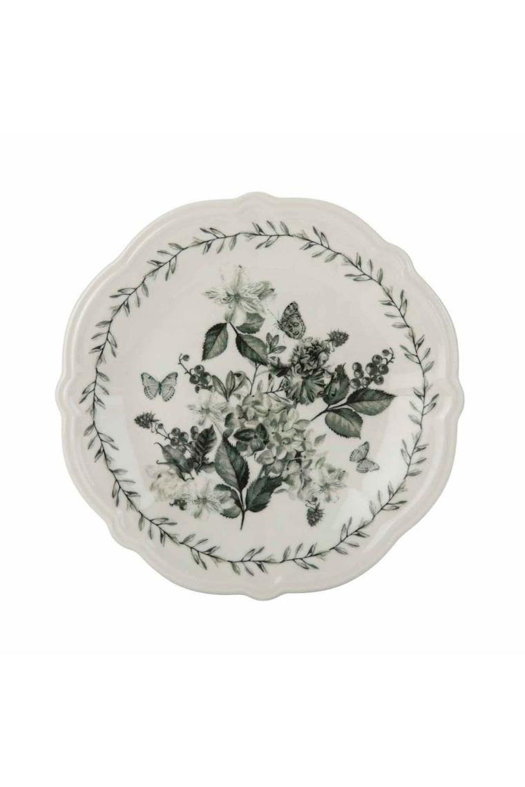 Isabella Stoneware 24 Parça 6 Kişilik Yemek Takımı Yeşil