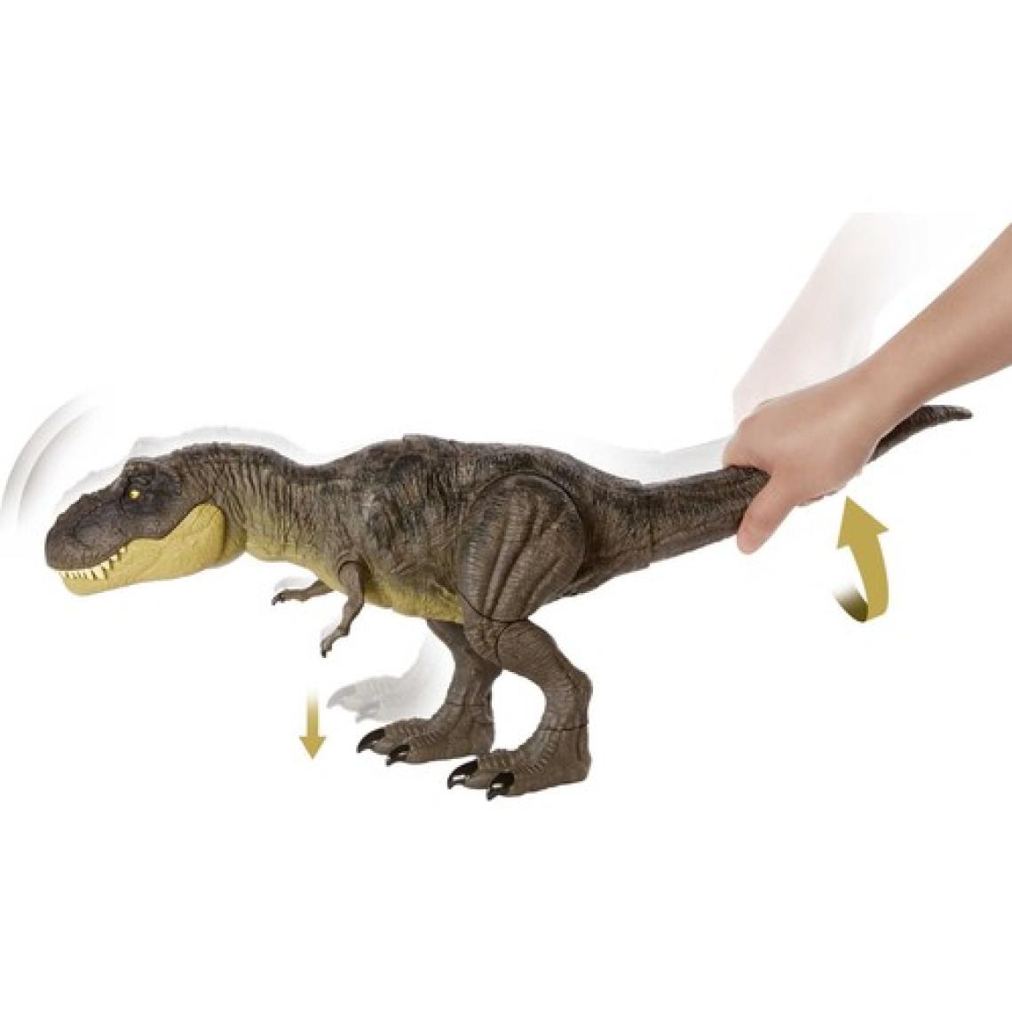 Jurassic World Yürüyen Mücadeleci T-Rex Figürü, Isırma Hareketi, Hareketli Eklemleri Ve Özgün Tasarımıyla, 4 Yaş Ve Üzeri Çocuklar İçin Gwd67