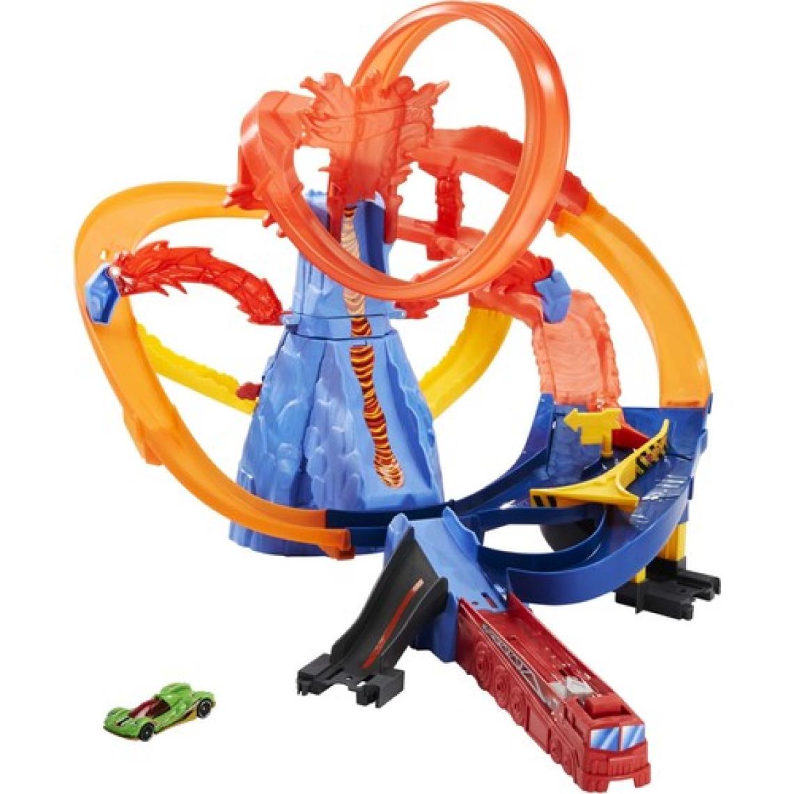 Hot Wheels Yanardağdan Kaçış Motorlu Pist Seti Ftd61