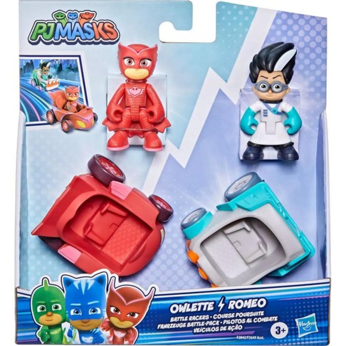 Pj Masks Pj Maskeliler 2'li Figür ve Araç Seti Owlette-Romeo F2649-F2842