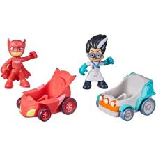Pj Masks Pj Maskeliler 2'li Figür ve Araç Seti Owlette-Romeo F2649-F2842