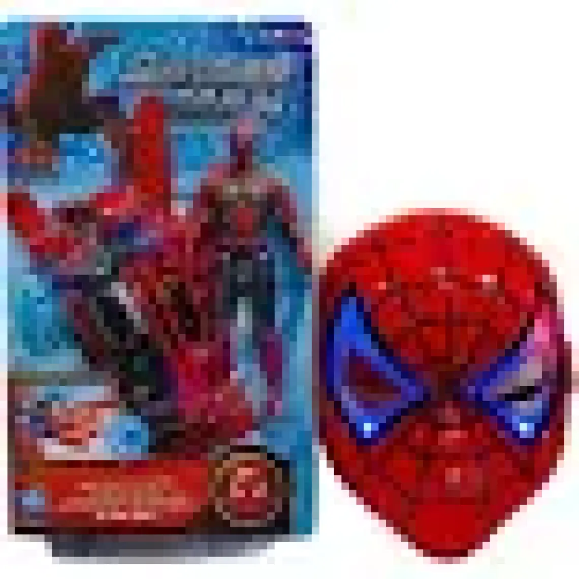 Marvel Spider-Man Ağ Atan Eldiven+Işıklı Maske cm Işıklı Figür 3 Lü Set Oyuncak