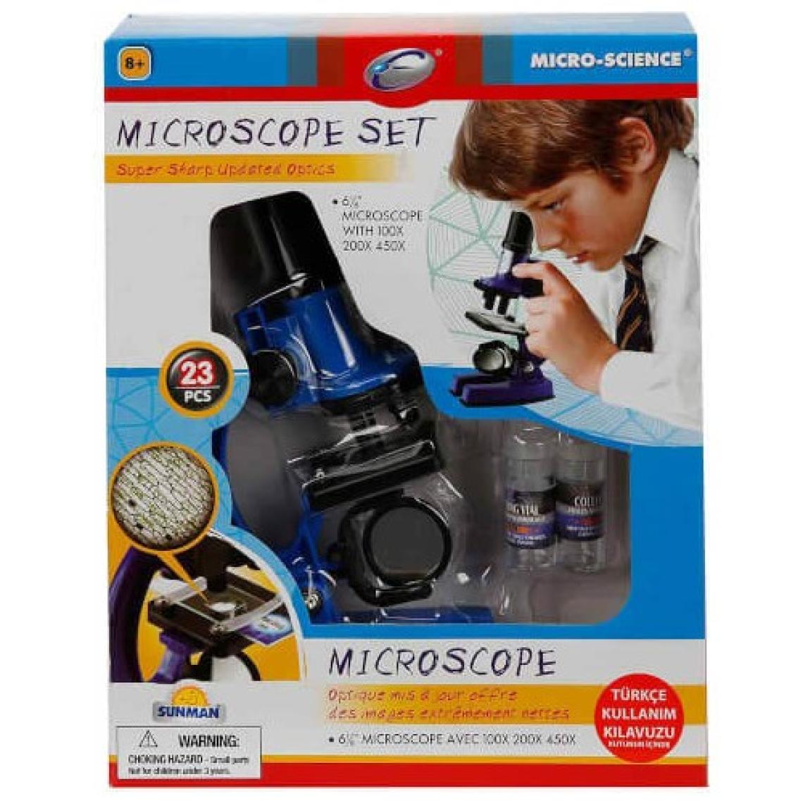 Sunman 2135 Bilim Mikroskop Set 23 Parça