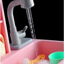 Pembe Interaktif Lavabo Seti