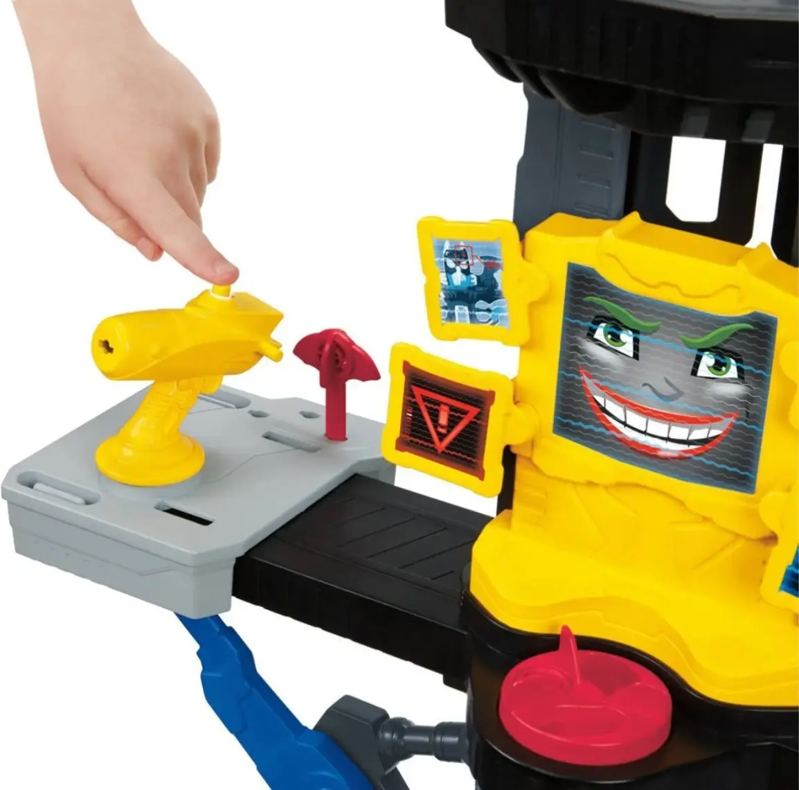 Imaginext Dc Super Friends 2'Si 1 Arada Transforming (Dönüşen) Batcave, Süper Kahraman Oyuncaklarından Batman, Joker, Zırh ve Fırlatıcı Dahil Chh91