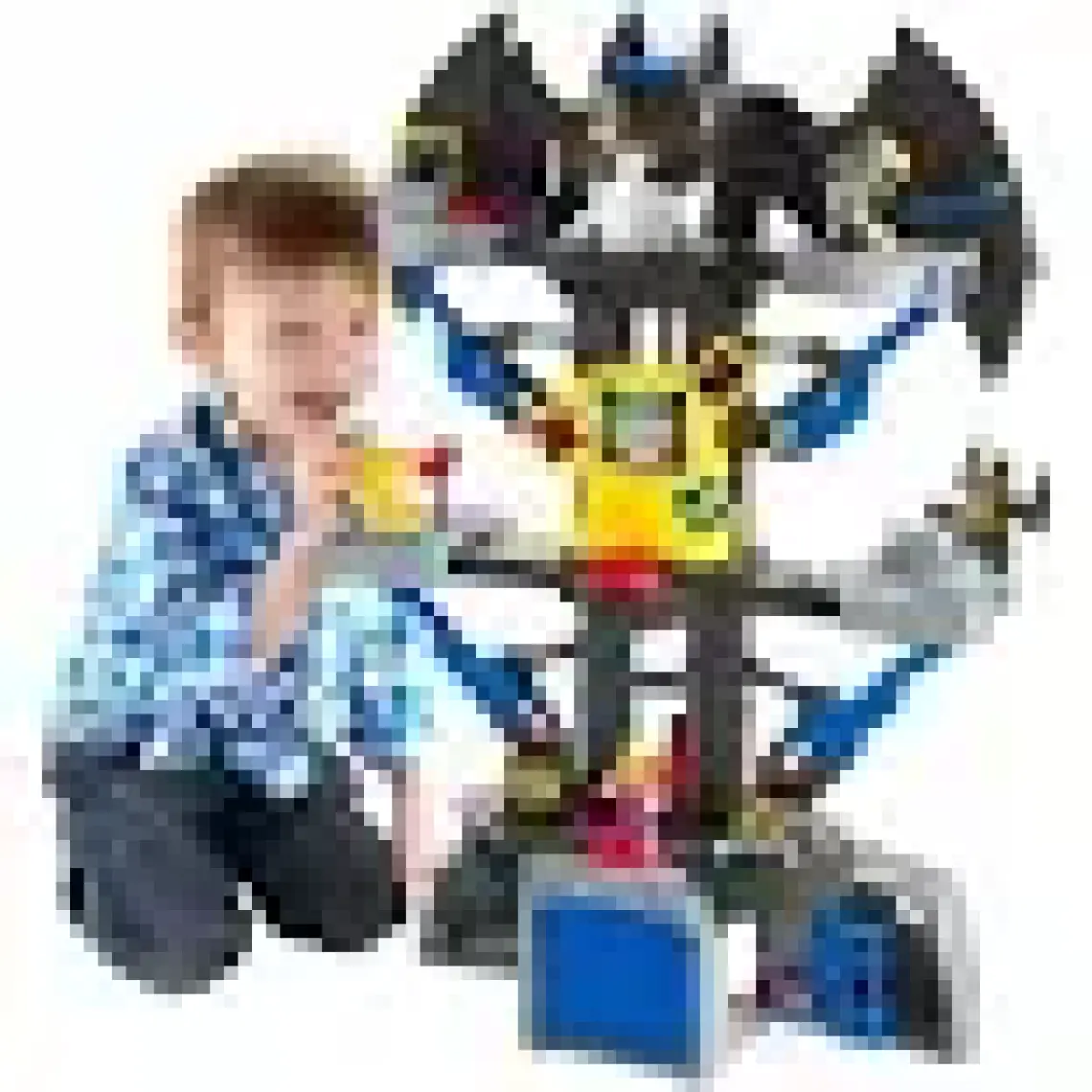 Imaginext Dc Super Friends 2'Si 1 Arada Transforming (Dönüşen) Batcave, Süper Kahraman Oyuncaklarından Batman, Joker, Zırh ve Fırlatıcı Dahil Chh91
