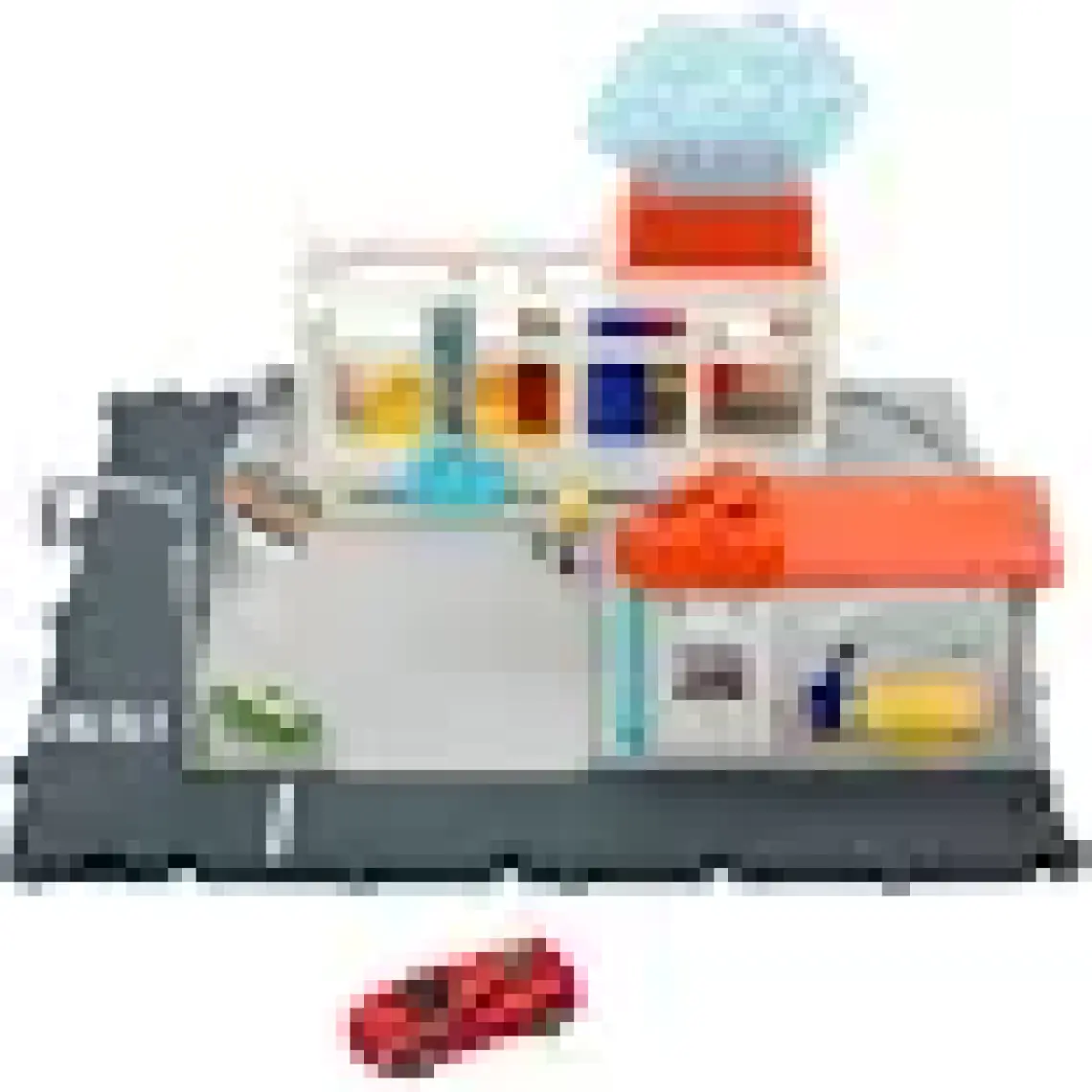 Matchbox Aksiyon Sürücüleri Süper Oto Yıkama Oyun Seti, 3 yaş ve üzeri, HNJ54