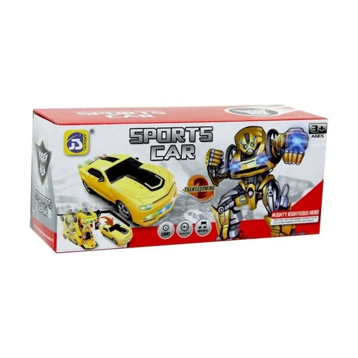 Can İthalat Sports Car Pilli Robota Dönüşen Araba