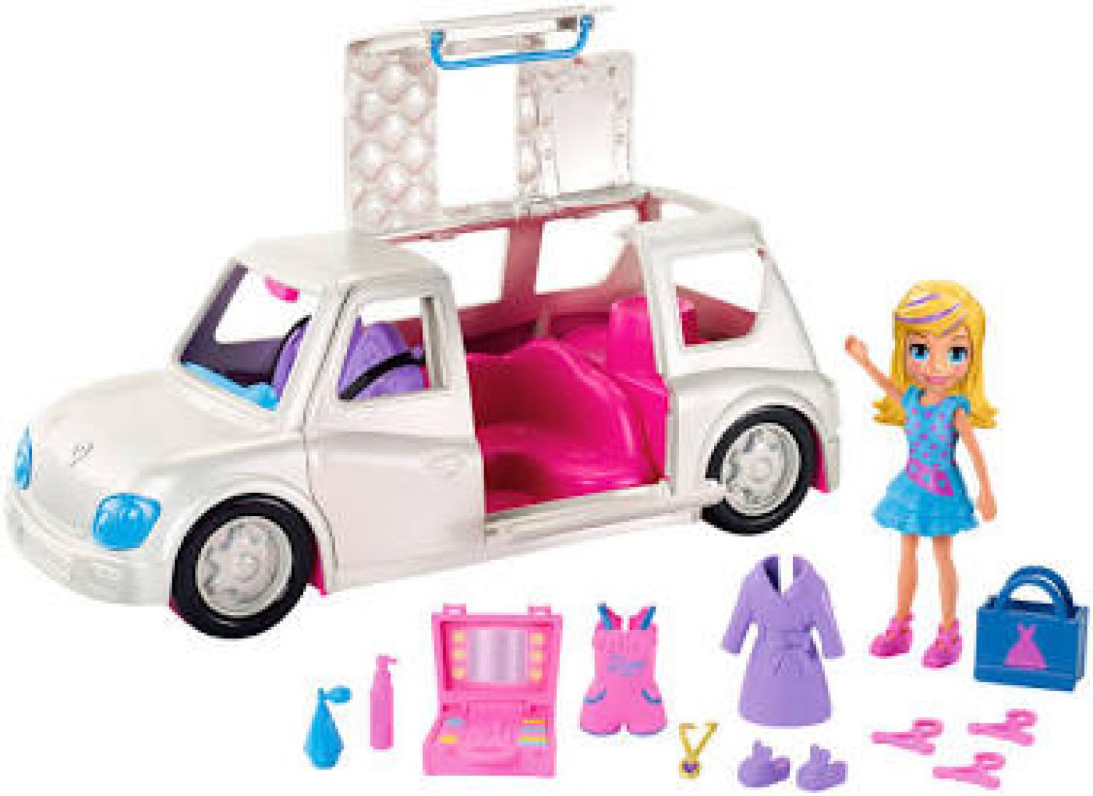 Polly Pocket Polly ve Beyaz Limuzin Oyun Seti