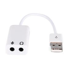 Usb Ses Kartı Çevirici 7+1 Dönüştürücü Laptop Harici Ses Kartı