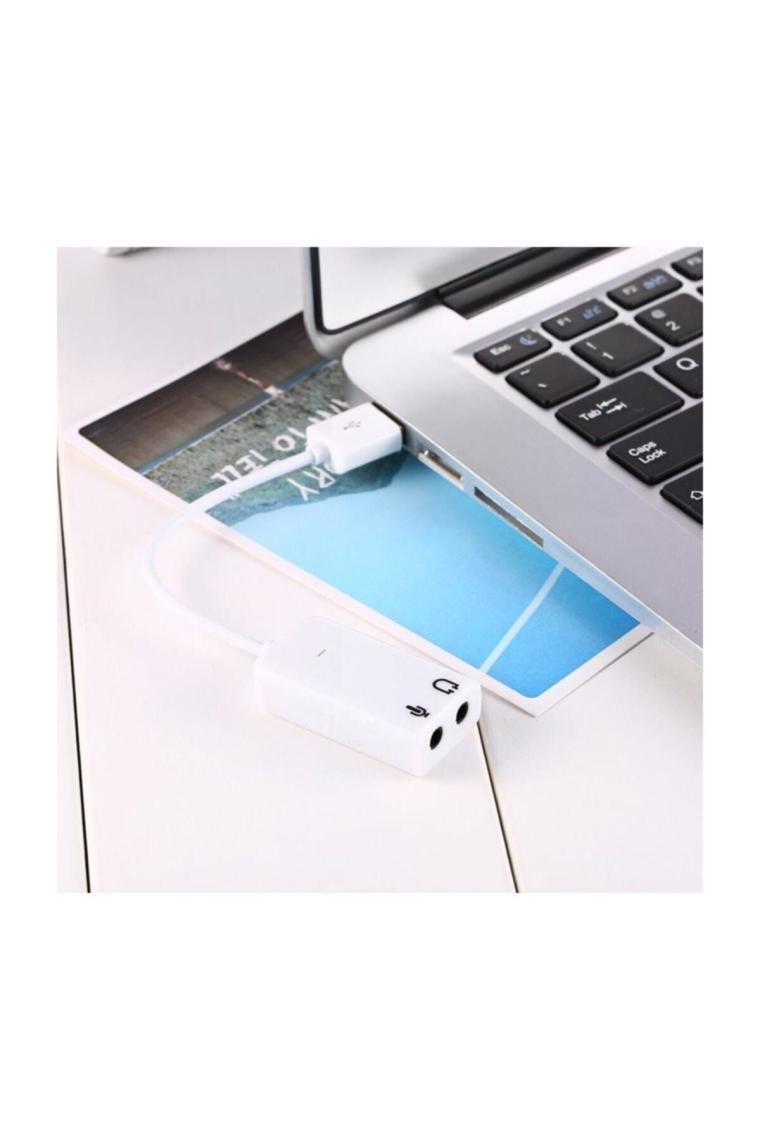 Usb Ses Kartı Çevirici 7+1 Dönüştürücü Laptop Harici Ses Kartı