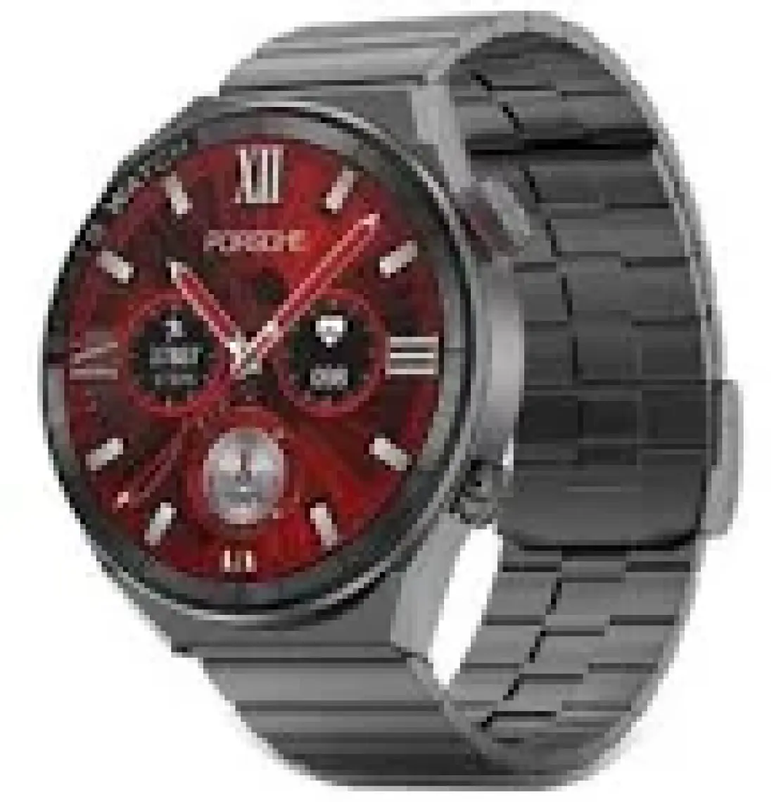 Technodia Dt3 Mate Super Amoled Akıllı Saat Metal ve Silikon Kordonlu Ios ve Android Destekli Siri Kontrol