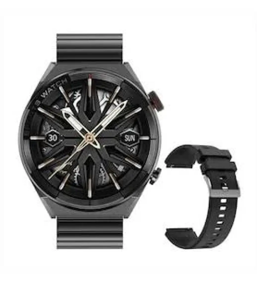 Technodia Dt3 Mate Super Amoled Akıllı Saat Metal ve Silikon Kordonlu Ios ve Android Destekli Siri Kontrol