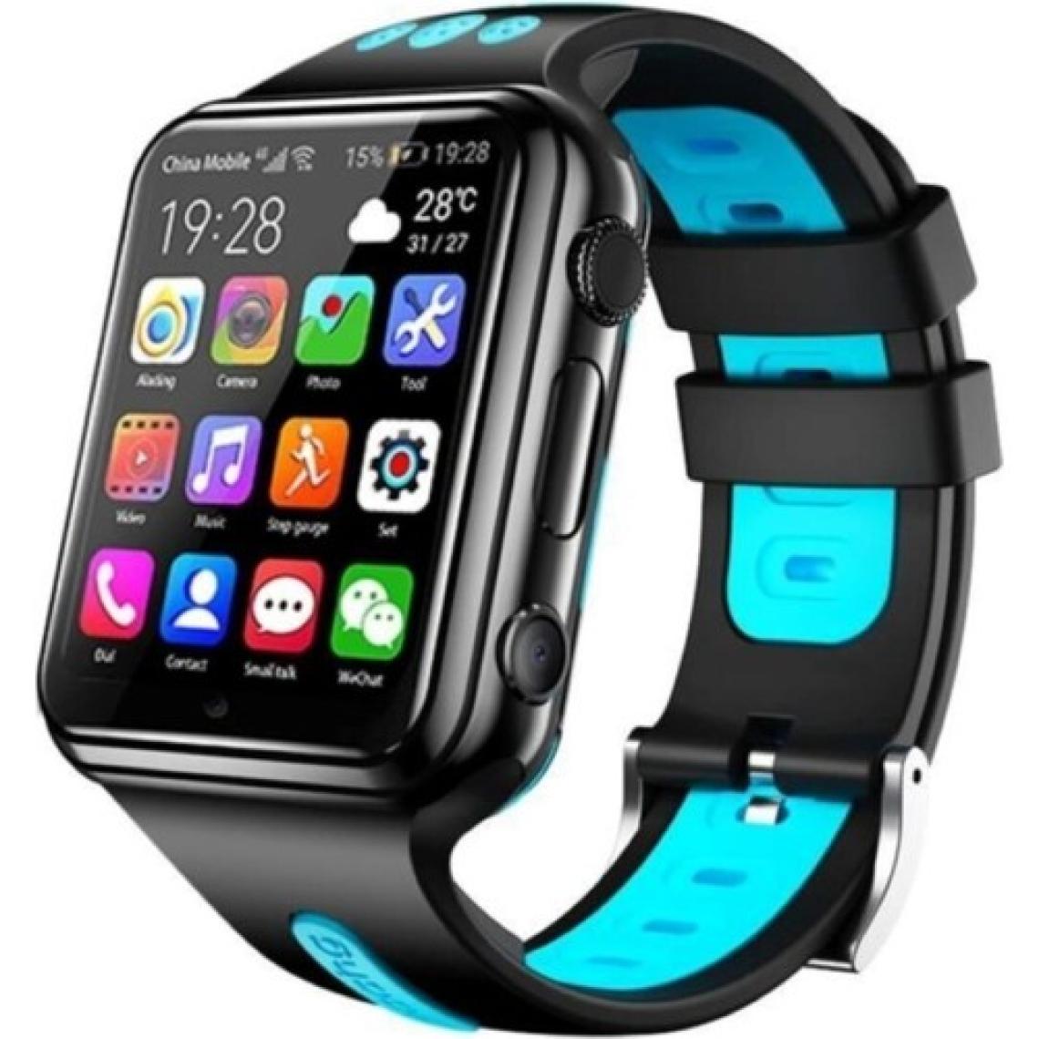 Nidage G-17 W5S 4g Görüntülü Konuşma Çift Kameralı Gps Wifi Android Akıllı Çocuk Saati Mavi-Siyh