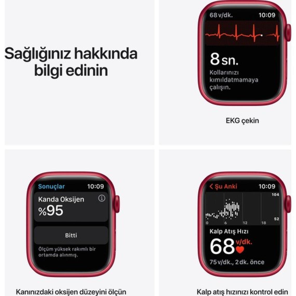 Apple Watch Series 7 GPS 45mm Akıllı Saat