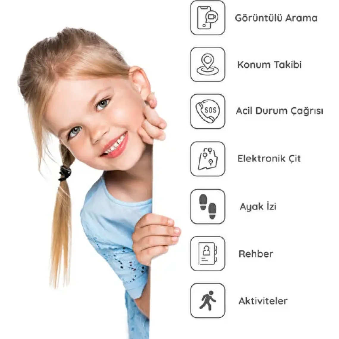 Bilicra Connect Akıllı Çocuk Saati Sarı
