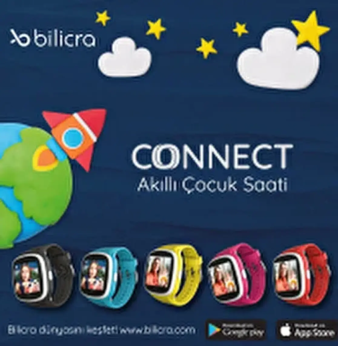 Bilicra Connect Akıllı Çocuk Saati (Flamingo)