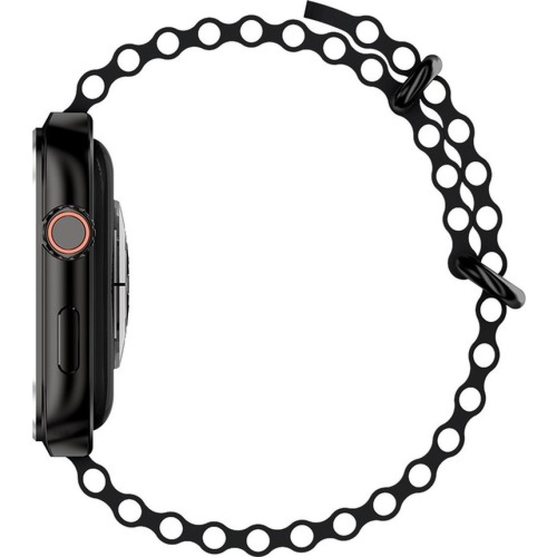 X-Wearsmart Bluetooth Aramalı 49MM Akıllı Saat Siyah