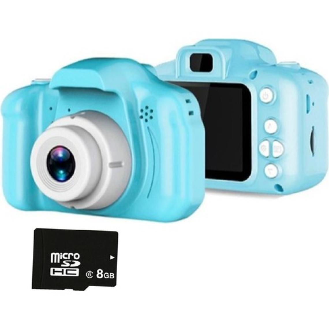 Qasul Çocuklar Için Mini Hd 1080P Dijital Fotoğraf Makinesi - 5 Oyun Yüklüegitici Fotoğraf Makinesi 8gb Sd Kart Dahil
