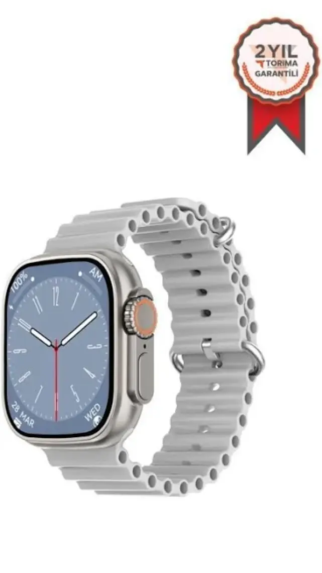 Torima Dt8+ Ultra Plus 49MM 2.1 Inç Hd Ekran GPS Sesli Görüşme BT Destekli Akıllı Saat Gri