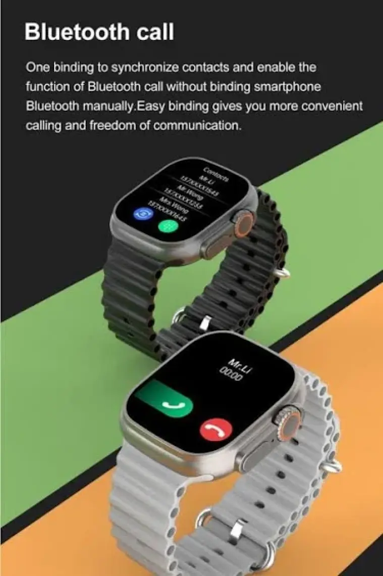 Torima Dt8+ Ultra Plus 49MM 2.1 Inç Hd Ekran GPS Sesli Görüşme BT Destekli Akıllı Saat Gri