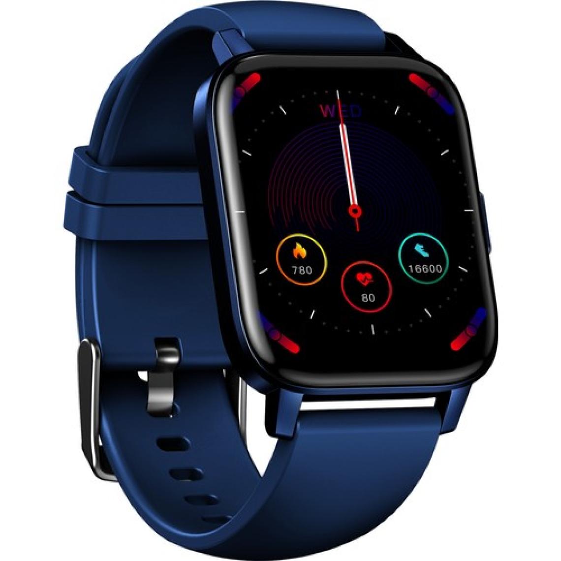 C4U K1 Akıllı Saat - IP68 - Mavi - (Android ve iPhone Uyumlu)