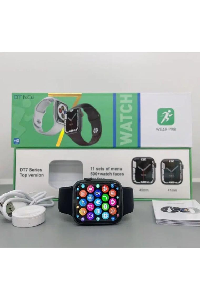 Technodia Dt No 1   7 Akıllı Saat Serisi Tam Ekran Nfc Gps Takip Bt Arama Aranma Mesaj Okuma Siri Kontrol