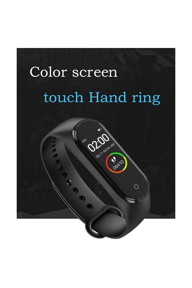 M4 Akıllı Saat Bileklik Kalp Hızı Kan Basıncı Nabız Pedometre Smart Watch