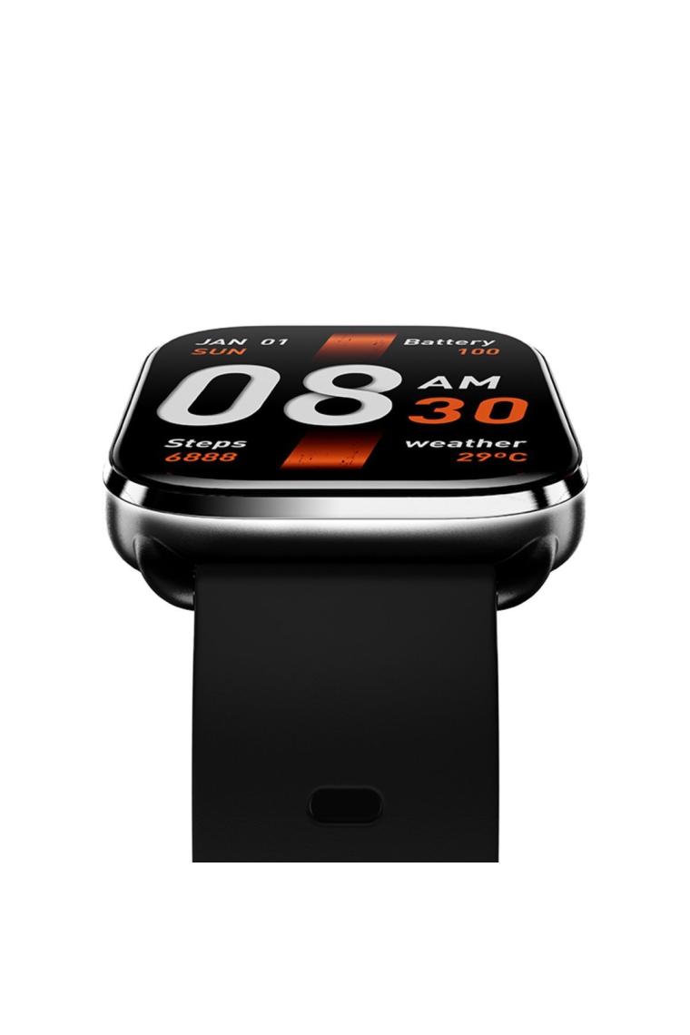 Qcy Watch Gs Siyah Akıllı Saat Sesli Telefon Görüşmesi 60hz
