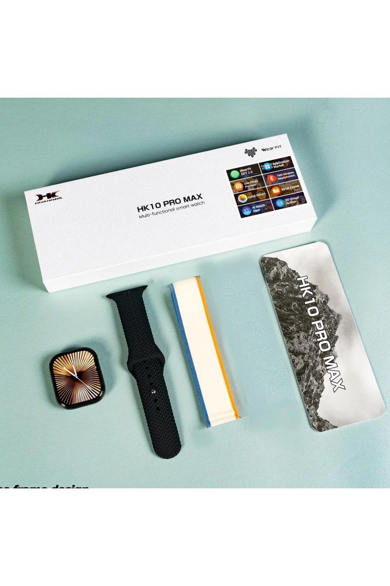 Hk Watch HK10 Pro Max Amoled Akıllı Saat Tüm Akıllı Telefonlara Uyumlu Kordon