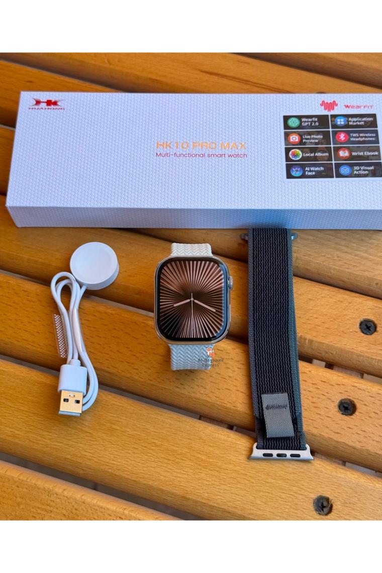 Hk Watch HK10 Pro Max Amoled Akıllı Saat Tüm Akıllı Telefonlara Uyumlu Kordon