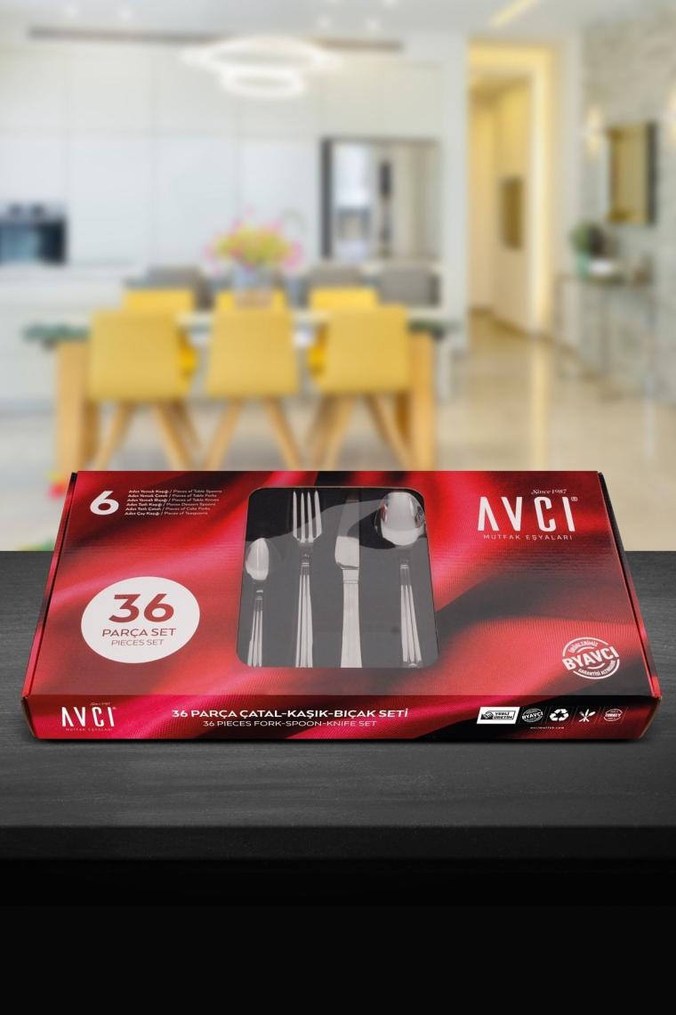 Yakamoz 36 Parça Çatal Kaşık Bıçak Takımı