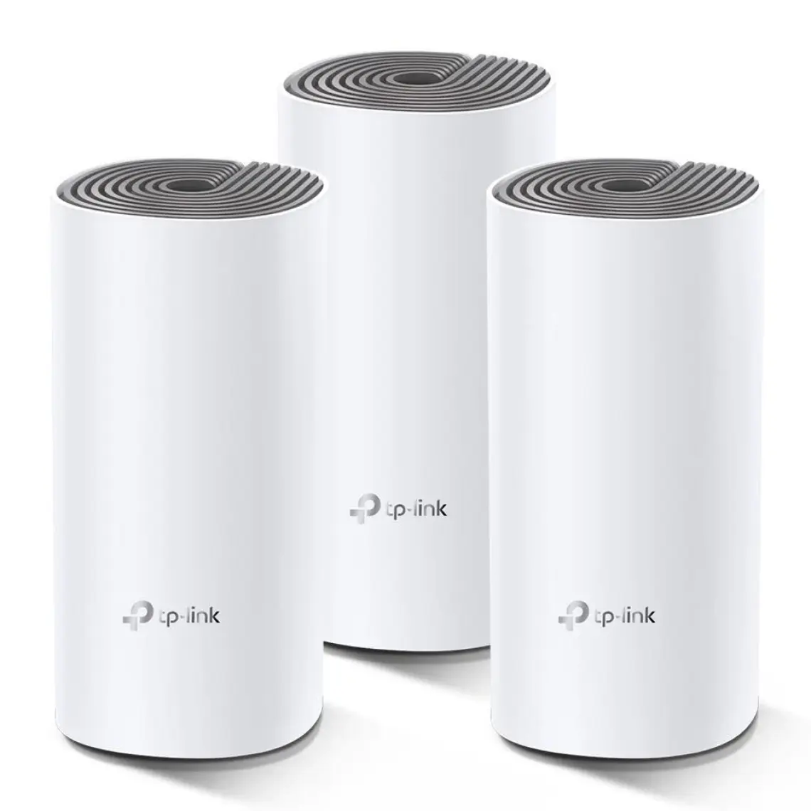 TP-Link Deco E4 (3-Pack) | Wi-Fi 5 Mesh Sistemi | AC1200 Mbps Hız | Fiber Uyumlu | Çift Bant | 100 Mbps Port | 100 Cihaz Desteği | 370 m² Kapsama | WPA3 | Mobil Uygulama ile Kolay Kurulum