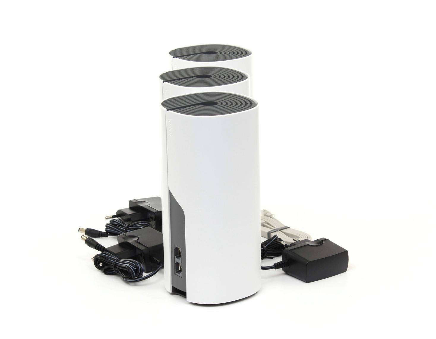 TP-Link Deco E4 (3-Pack) | Wi-Fi 5 Mesh Sistemi | AC1200 Mbps Hız | Fiber Uyumlu | Çift Bant | 100 Mbps Port | 100 Cihaz Desteği | 370 m² Kapsama | WPA3 | Mobil Uygulama ile Kolay Kurulum
