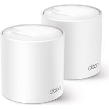 TP-Link Deco X60 (2-Pack) | Wi-Fi 6 Mesh Sistemi | AX5400 Mbps Hız | Fiber Uyumlu | Çift Bant | Gigabit Port | 150 Cihaz | 490 m² Kapsama | WPA3 | Mobil Uygulama ile Kolay Kurulum