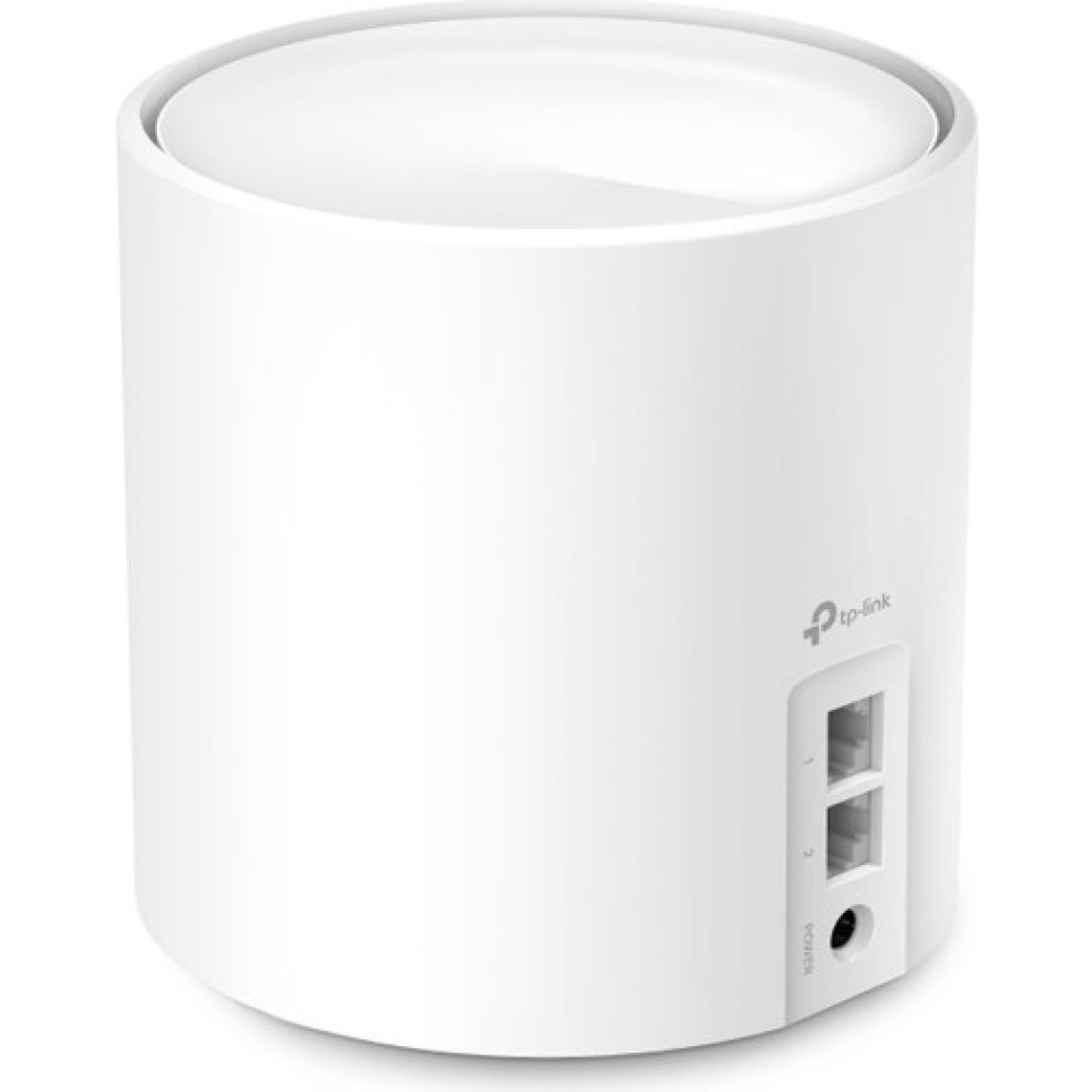 TP-Link Deco X60 (2-Pack) | Wi-Fi 6 Mesh Sistemi | AX5400 Mbps Hız | Fiber Uyumlu | Çift Bant | Gigabit Port | 150 Cihaz | 490 m² Kapsama | WPA3 | Mobil Uygulama ile Kolay Kurulum
