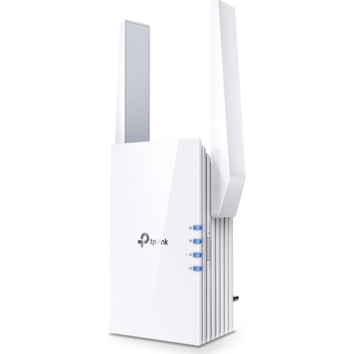 TP-Link RE605X, AX1800 Mbps, 1 Gigabit Bağlantı Noktası ve 2 Harici Anten, Dahili Access Point Modu ile Geniş Bant/Wi-Fi Güçlendirici/Hotspot, Wi-Fi 6 Menzil Genişletici
