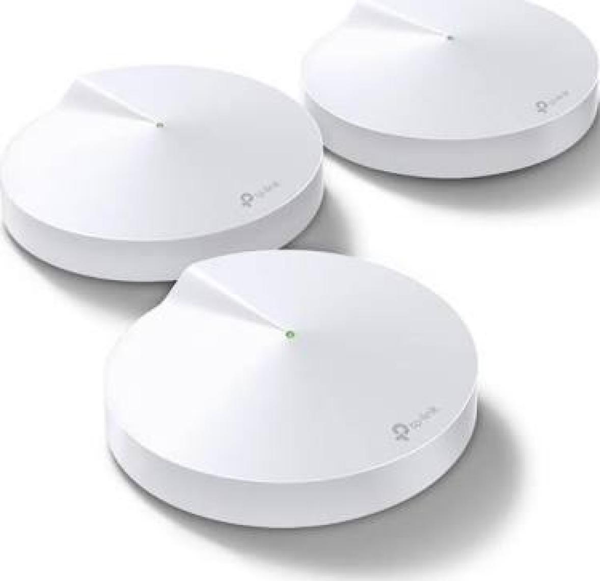 TP-Link Deco M9 Plus AC2200 Mbps Mesh Tüm Ev 3'lü Wi-Fi Sistemi