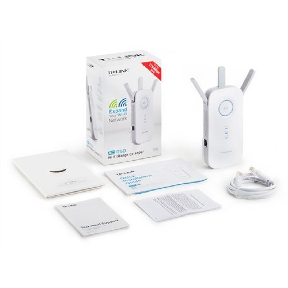 TP-Link RE450, AC1750 Mbps Dual-Band Wi-Fi 5 Menzil Genişletici