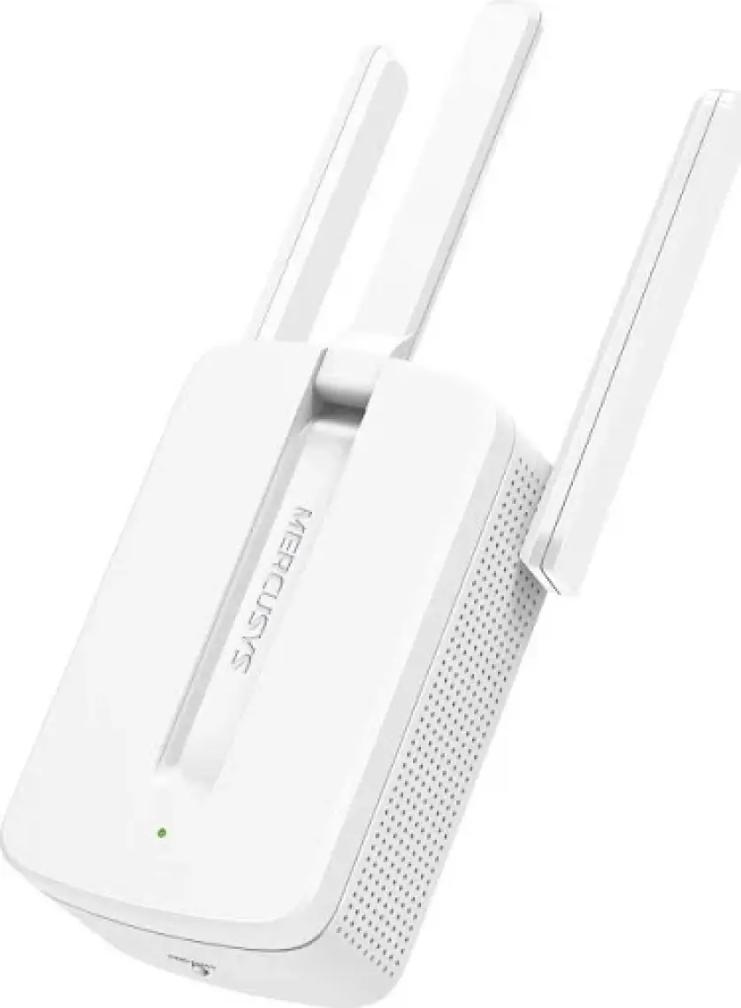 Mercusys MW300RE, N300 Mbps, 3 Harici Anten, Tek Tuşla Kolay Kurulum, Mobil Uygulama Desteği, Dual-Band Wi-Fi 4 Menzil Genişletici