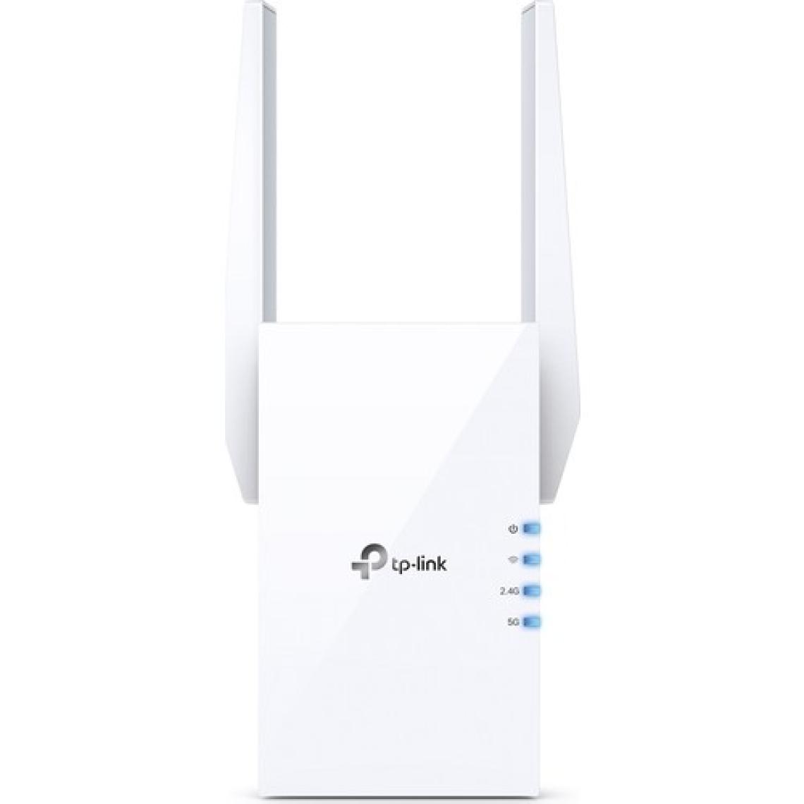 TP-Link RE605X, AX1800 Mbps, 1 Gigabit Bağlantı Noktası ve 2 Harici Anten, Dahili Access Point Modu ile Geniş Bant/Wi-Fi Güçlendirici/Hotspot, Wi-Fi 6 Menzil Genişletici