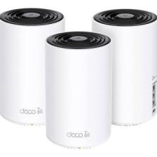 TP-Link Deco XE75(3-pack), AXE5400, 6GHZ ve 160MHZ, WPA3 Koruması, Gigabit Portları,  200 Cihaza Kadar Bağlanılabilirlik, 670 m²'ye kadar kapsama, Yapay Zeka Desteği, Tri-Band Wi-Fi 6E Mesh Sistemi