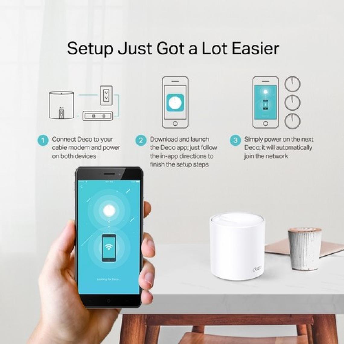 TP-Link Deco X20 3'lü 1800 Mbps Router